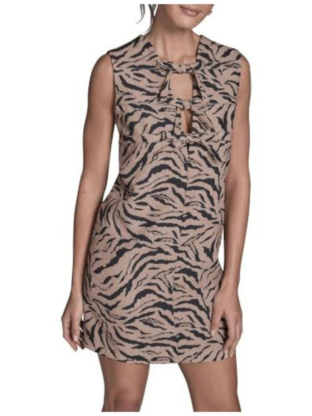BCBG Sleeveless Keyhole Bow Size 16 - 1602